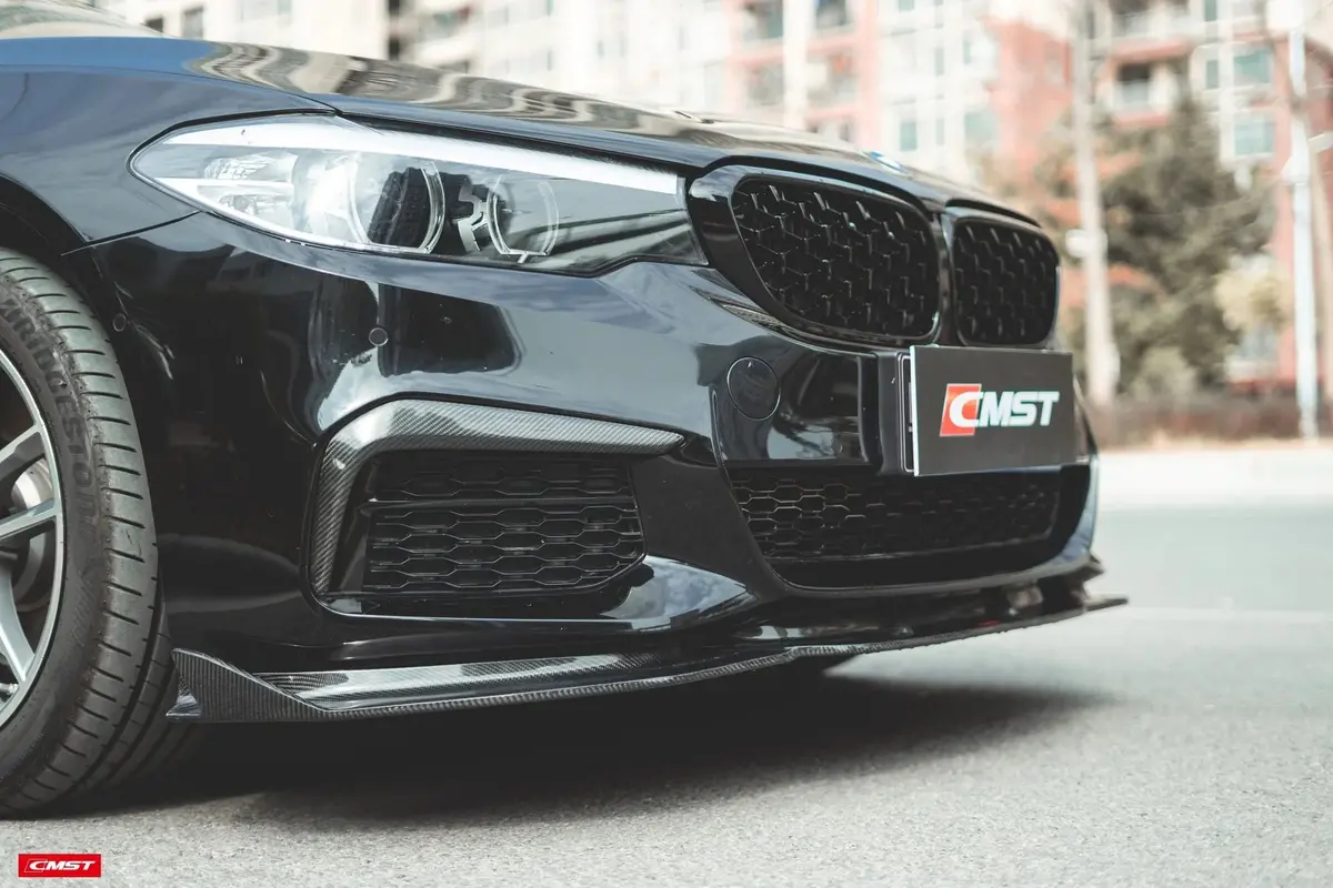 Cmst Tuning Carbon Fiber Front Bumper Upper Valences For Bmw 5-Series G30 / G31 2017-2020 Pre-Facelift 1