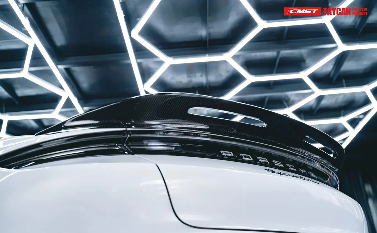 Cmst Tuning Carbon Fiber Rear Spoiler For Porsche Taycan / Turbo / Turbo S 1