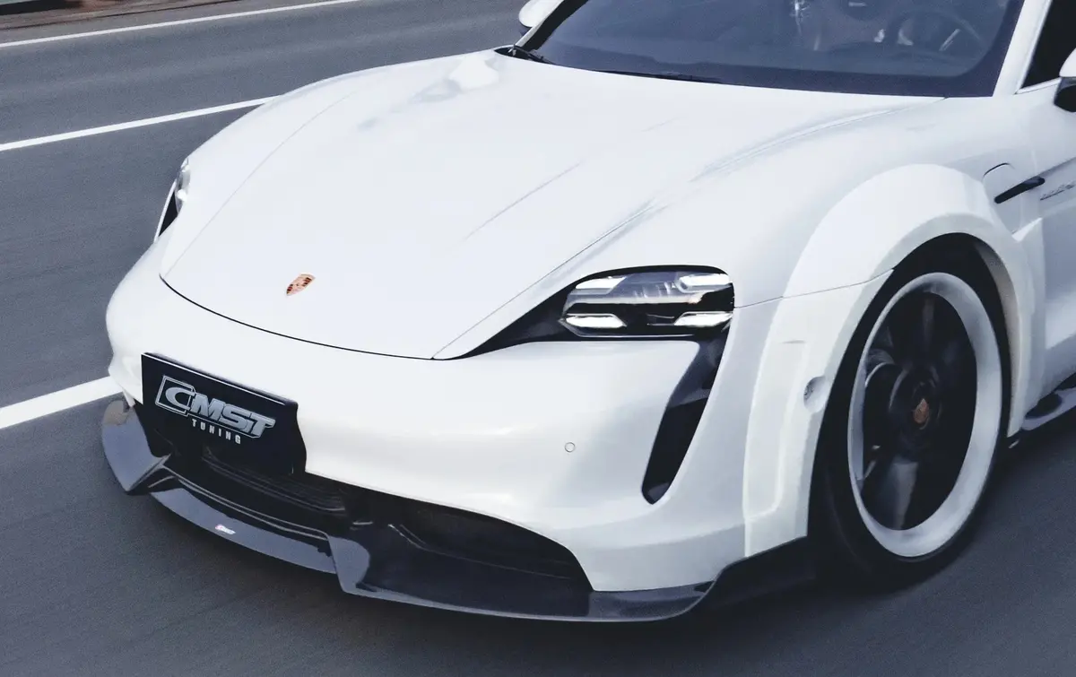 Cmst Tuning Carbon Fiber Front Lip For Porsche Taycan / 4S / Turbo / Turbo S 1