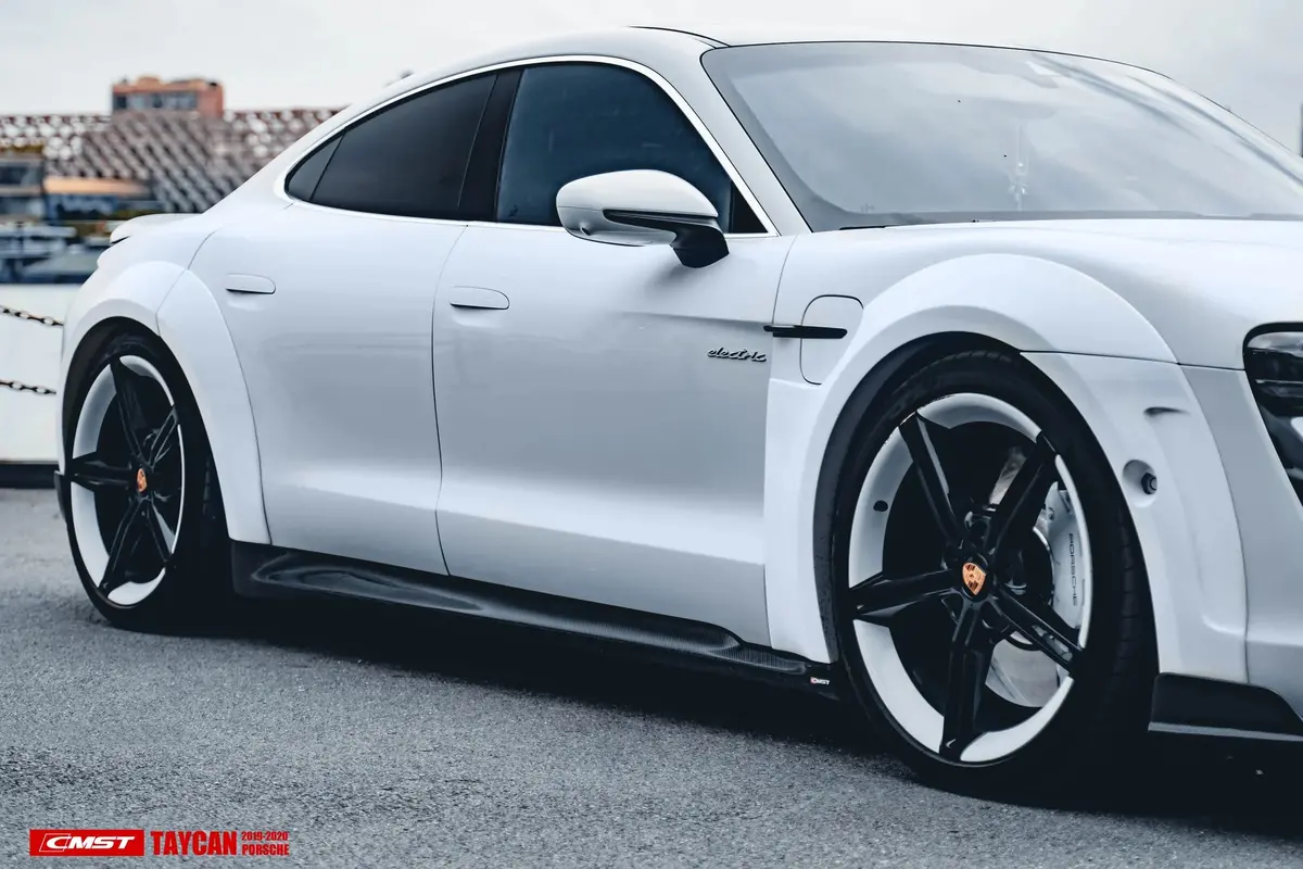 Cmst Tuning Carbon Fiber Widebody Wheel Arches For Porsche Taycan /  4S / Turbo / Turbo S 1