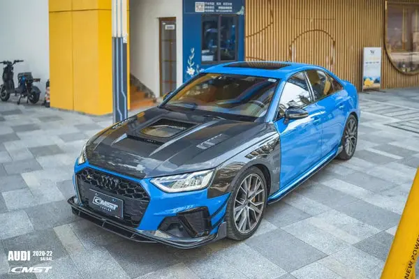 Cmst Tuning Carbon Fiber Front Lip Splitter For Audi S4 & A4 S-Line 2020+B9.5 2