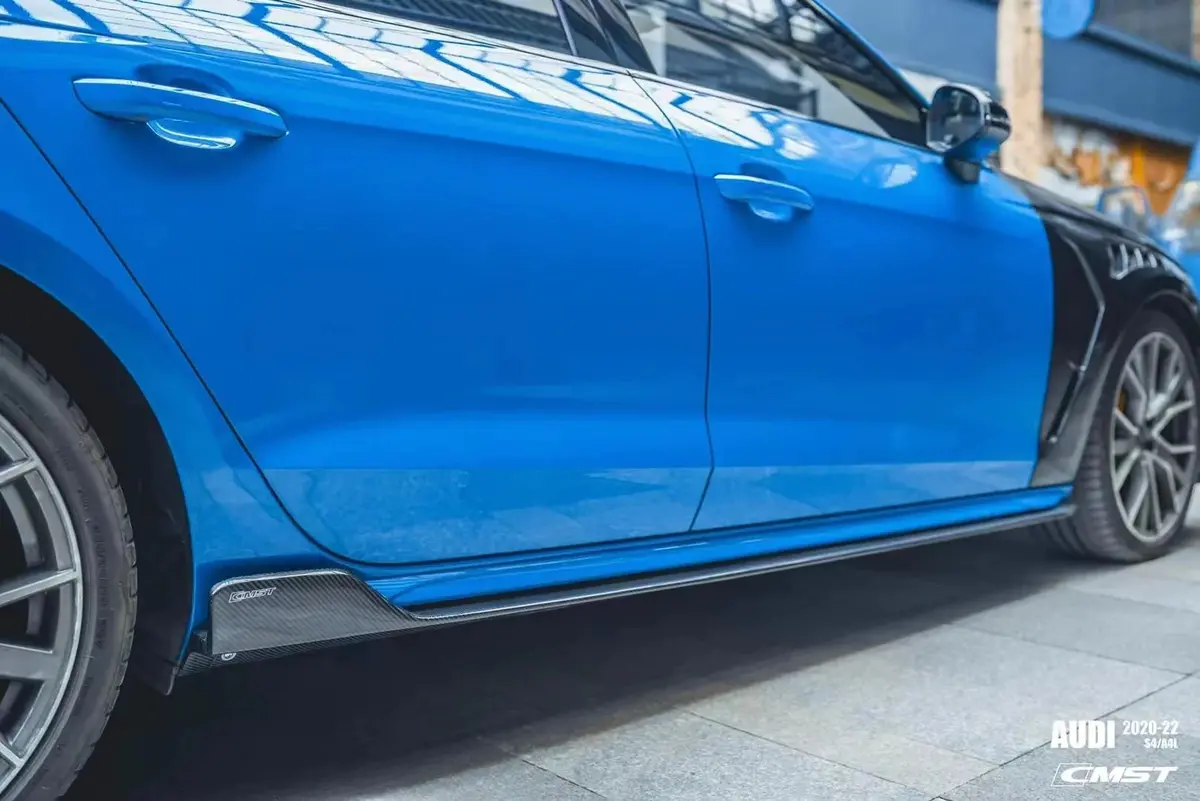 Cmst Tuning Carbon Fiber Side Skirts For Audi S4 & A4 S-Line 2017+ B9 / B9.5 1
