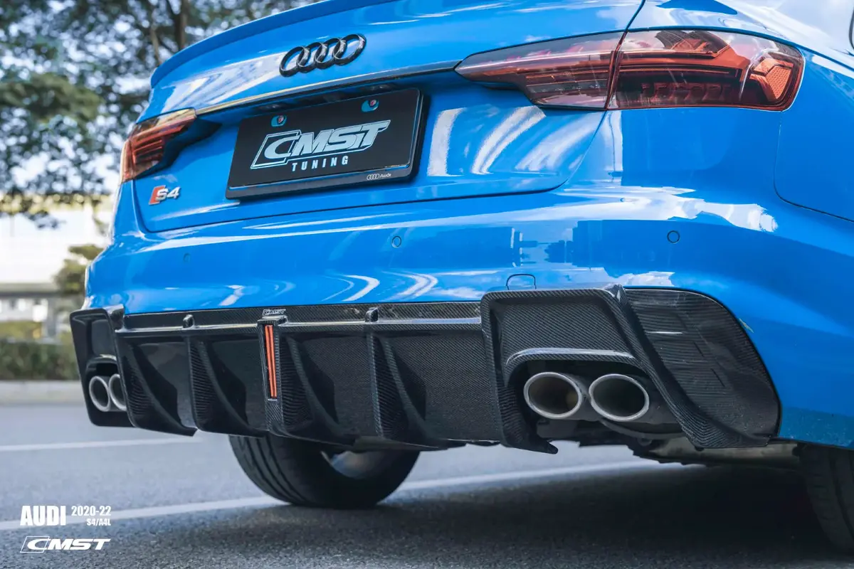 Cmst Tuning Carbon Fiber Rear Diffuser For Audi S4 & A4 S-Line 2020+ B9.5 1
