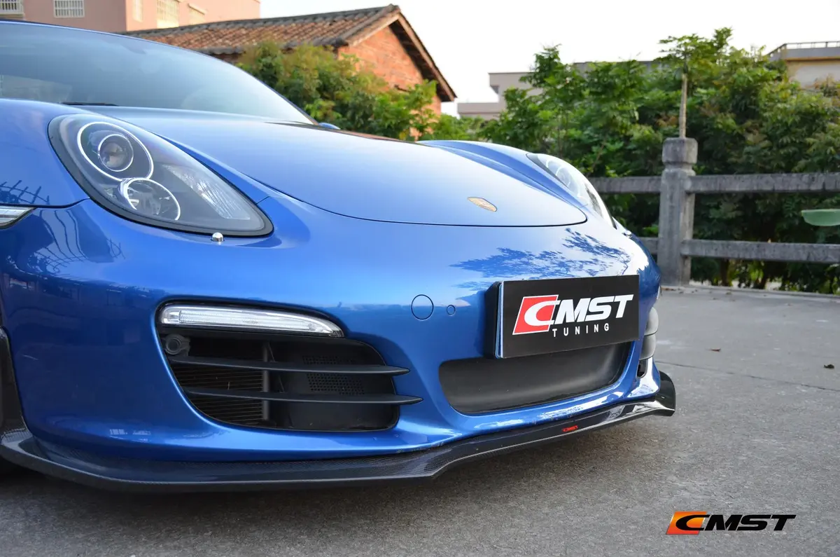Cmst Tuning Carbon Fiber Front Lip Splitter For Porsche Boxster / Cayman 981 2012-2015 1