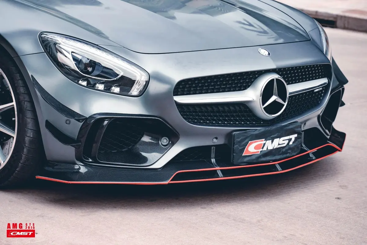 Cmst Tuning Carbon Fiber Front Lip For Mercedes-Benz C190 Amg Gt Gts 2015-2017 1