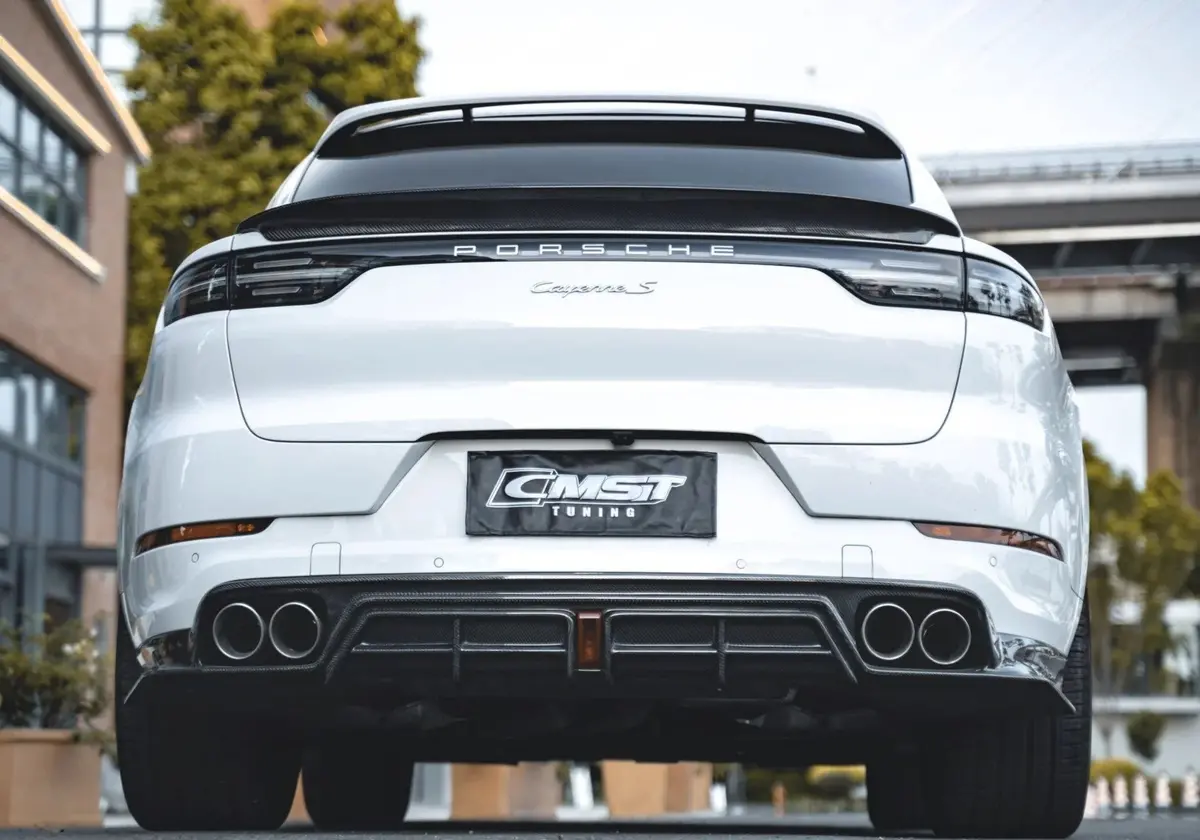 Cmst Tuning Carbon Fiber Rear Diffuser For Porsche Cayenne Coupe 9Y3 2018+ 1