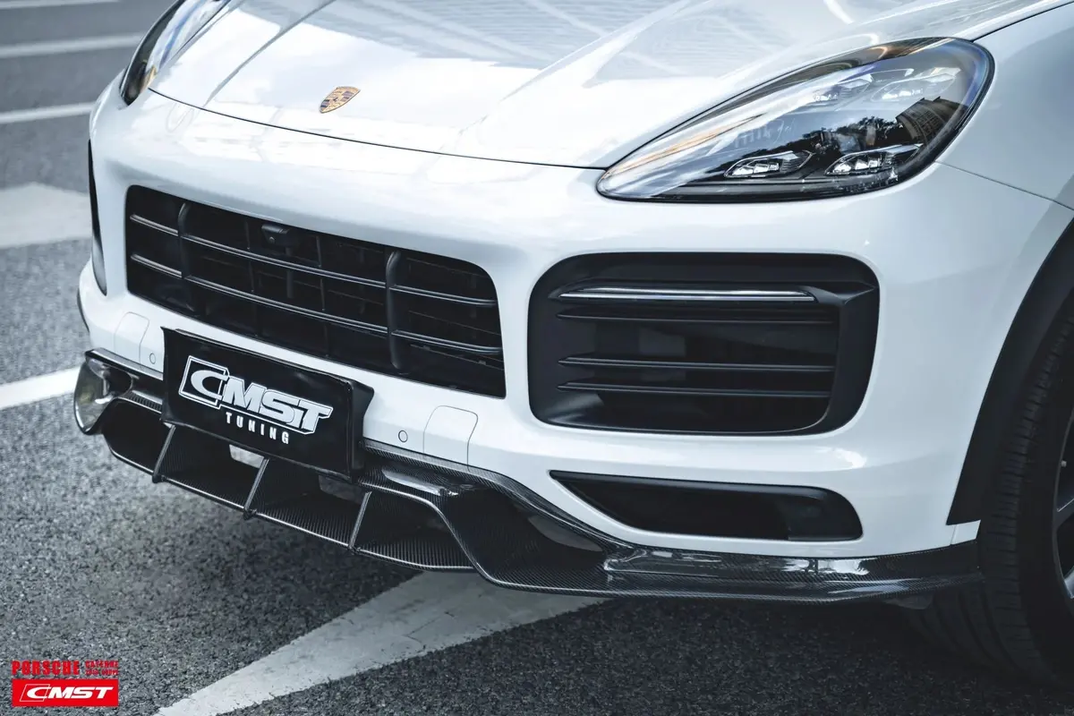 Cmst Tuning Carbon Fiber Front Lip For Porsche Cayenne Suv & Coupe 9Y3 2018-2023 1