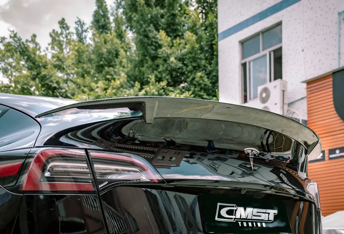 Cmst Tuning Carbon Fiber Rear Spoiler Ver.2 For Tesla Model Y 1