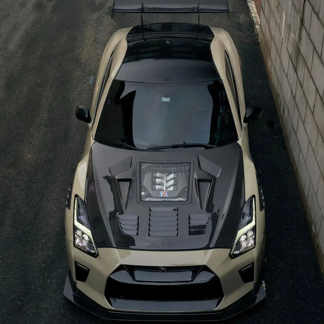Cmst Tuning Carbon Fiber Glass Front Hood Ver.2 For Nissan Gtr R35 2017-2022 1