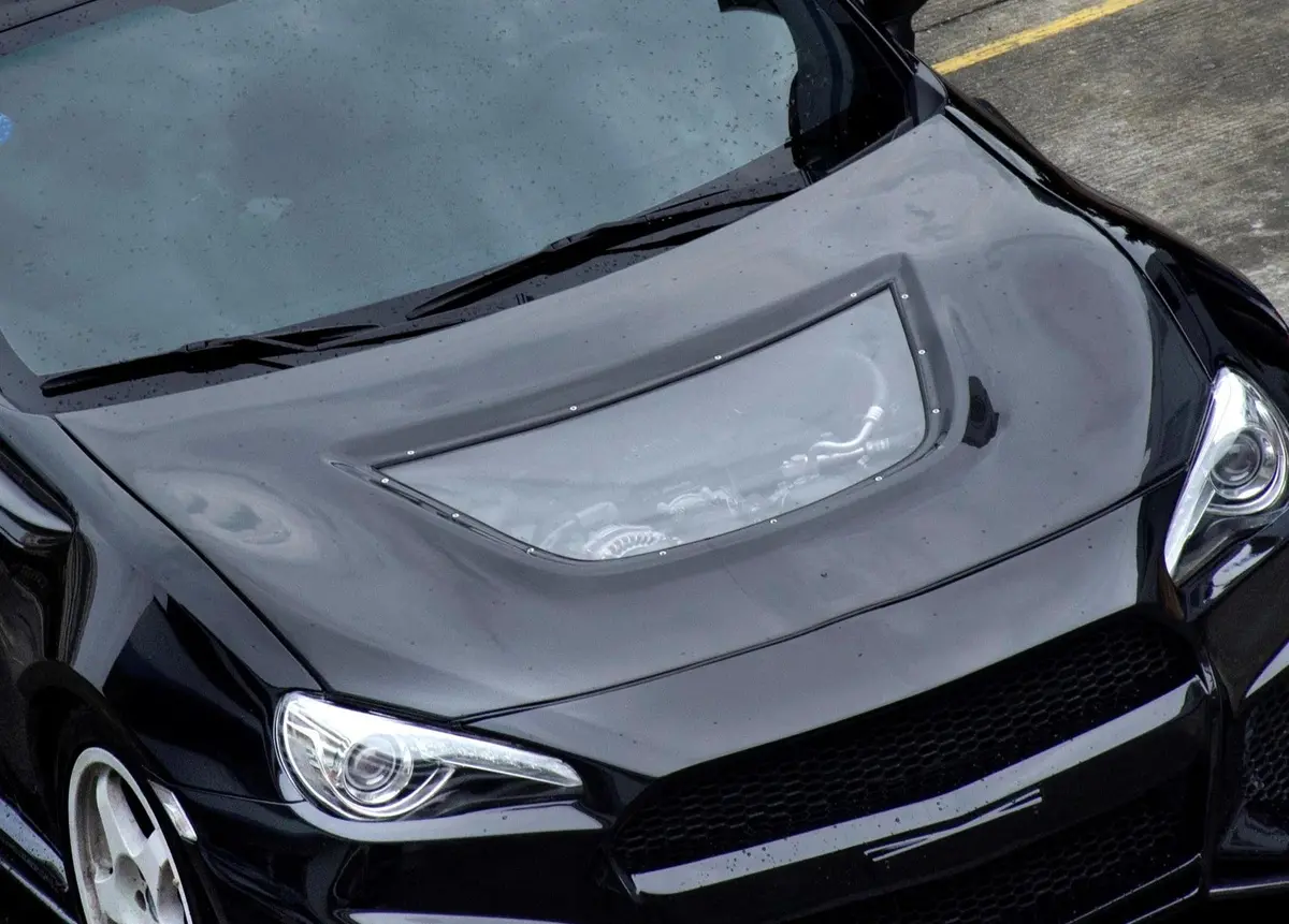 Cmst Tuning Carbon Fiber Hood Bonnet Ver.4 See Through Transparent Plexiglass For Toyota 86 Gt86 Scion Frs Brz 2013-2020 1