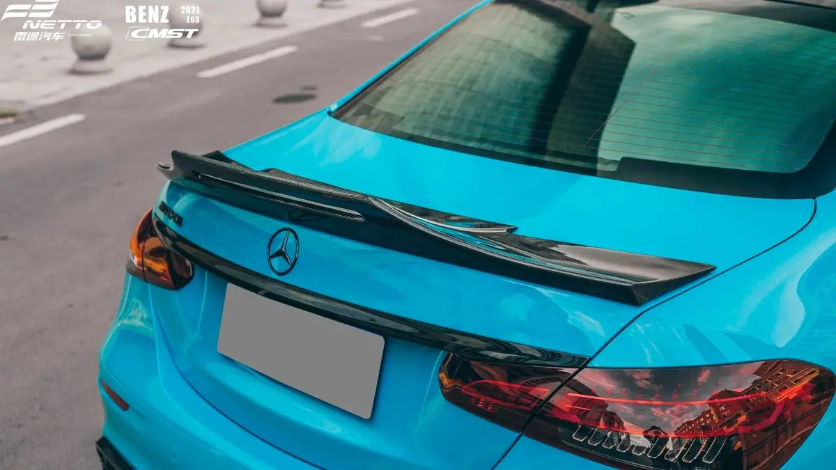 Cmst Tuning Carbon Fiber Rear Spoiler Ver.2 For Mercedes-Benz E-Class W213 Sedan 2017+ 1