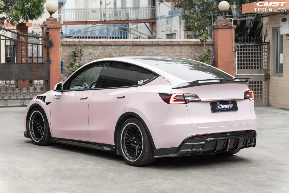 Cmst Tesla Model Y Dry Carbon Fiber Rear Diffuser Ver. 5 1