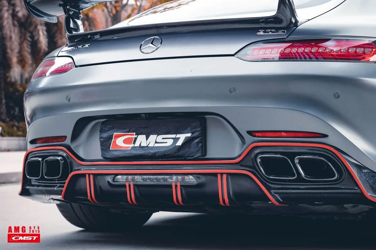 Cmst Tuning Carbon Fiber Rear Diffuser For Mercedes-Benz C190 Amg Gt / Gts 2015+ 1