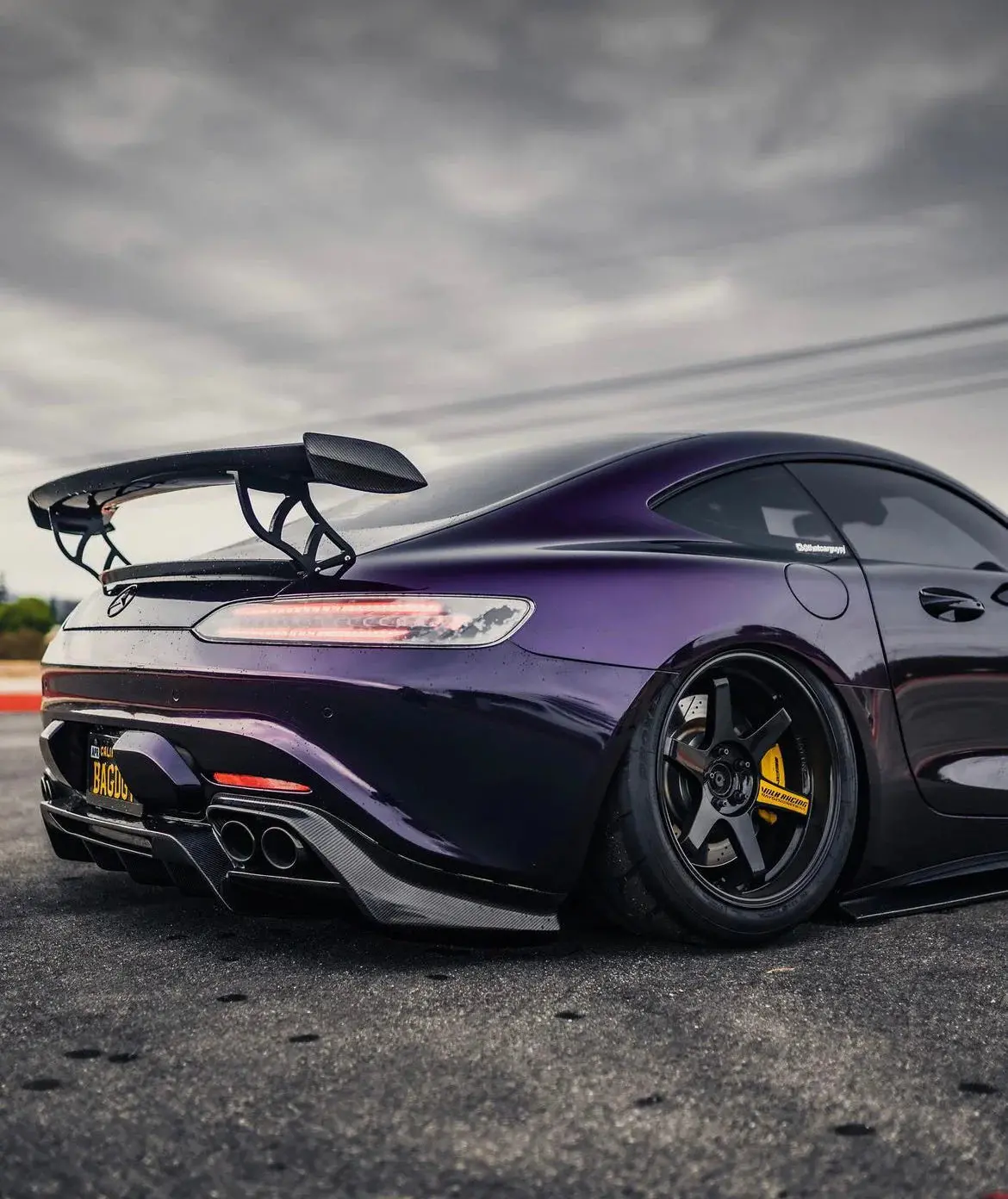 Cmst Tuning Carbon Fiber Rear Spoiler Wing Ver.2 For Mercedes-Benz C190 Amg Gt / Gts / Gtc 2015-2021 1