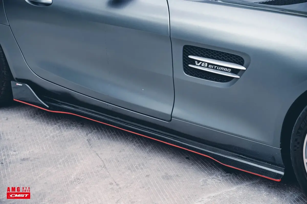 Cmst Tuning Carbon Fiber Side Skirts For Mercedes-Benz C190 Amg Gt / Gts 2015-2017 1