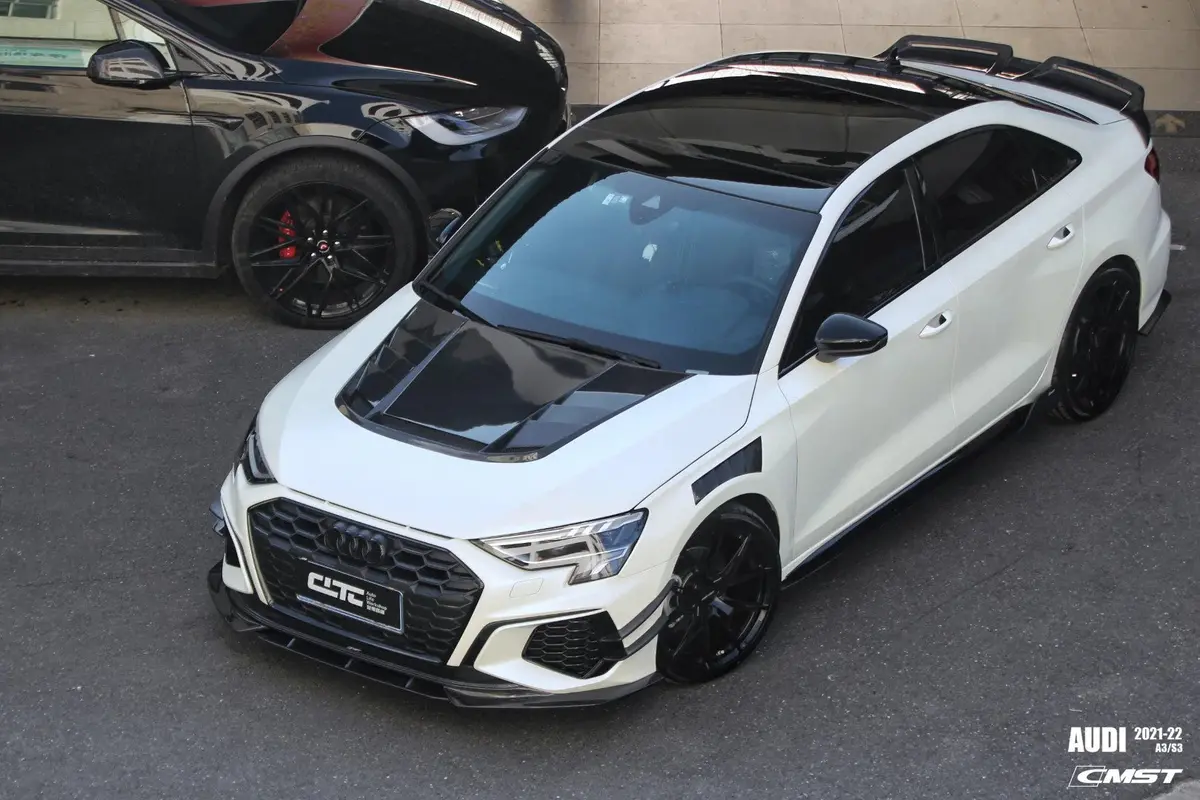 Cmst Tuning Carbon Fiber Hood Bonnet Ver.2 For Audi Rs3 S3 A3 8Y 2021+ 2