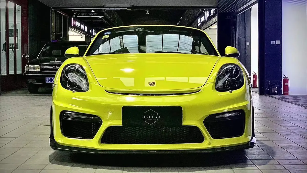 Cmst Tuning Gt4 Style Front Bumper & Carbon Fiber Lip For Porsche Boxster / Cayman 981 2012-2015 1