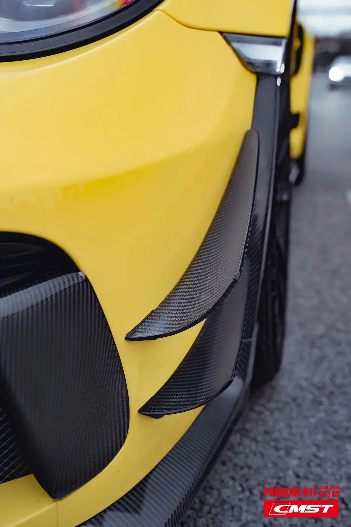 Cmst Tuning Front Bumper Carbon Fiber Canards For Porsche 991.2 Gt3rs 1