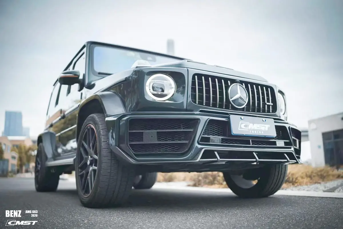 Cmst Tuning Partial Carbon Fiber Front Bumper & Splitter For Mercedes-Benz G63 G550 G500 W463a 3