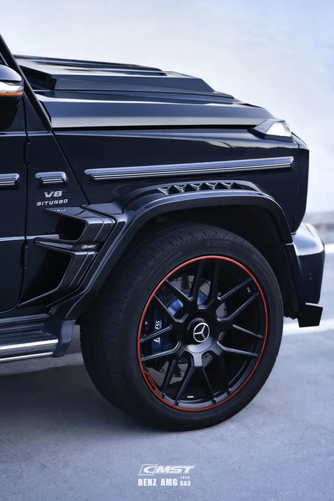 Cmst Tuning Pre-Preg Carbon Fiber Wheel Arches For Mercedes-Benz G63 / G550 / G500 W463a 1