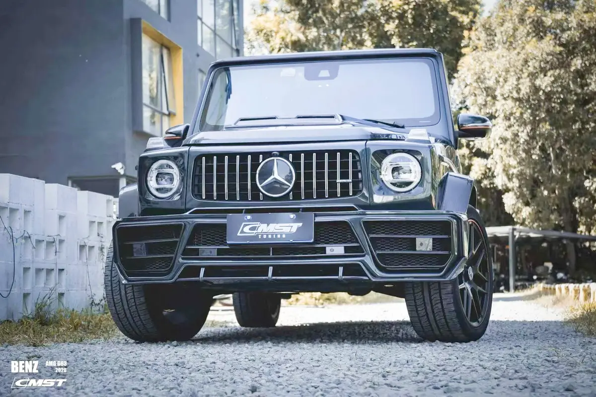 Cmst Tuning Partial Carbon Fiber Front Bumper & Splitter For Mercedes-Benz G63 G550 G500 W463a 1