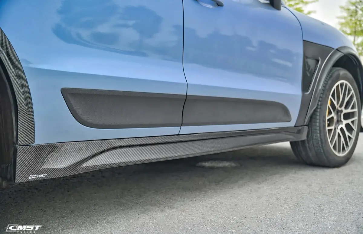 Cmst Dry Carbon Fiber Side Skirts Ver.2 For Porsche Macan / Macan S 2015-2021 1