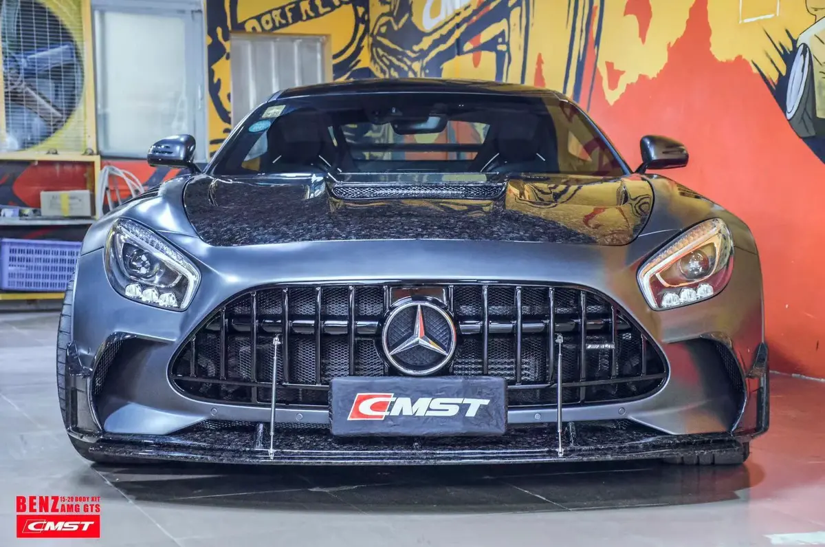 Cmst Tuning Black Series Style Body Kit For Mercedes-Benz C190 Amg Gt / Gts 2015-2017 4