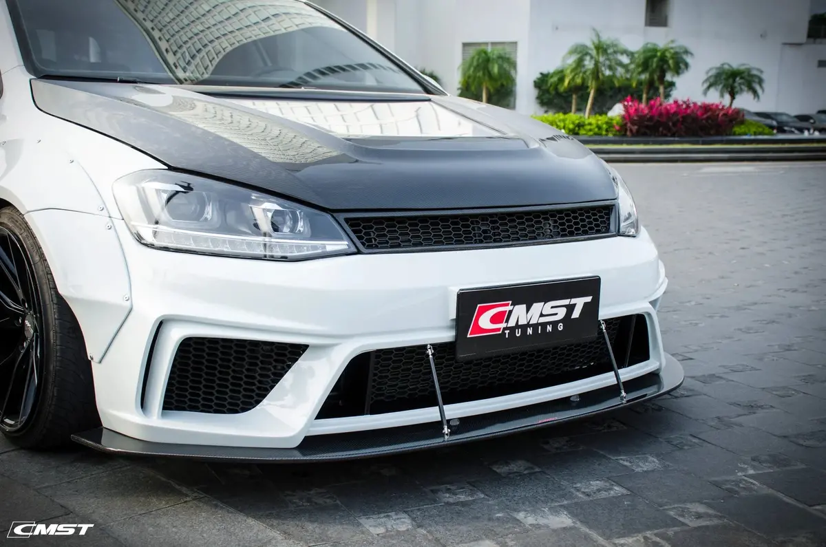 Cmst Tuning Carbon Fiber Front Grill For Volkswagen Gti Mk7 Mk7.5 1
