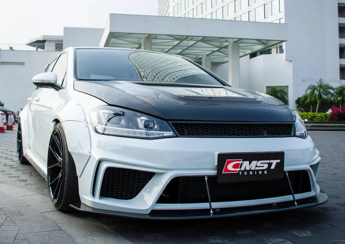 Cmst Tuning Front Bumper & Lip & Grill For Volkswagen Golf & Gti & Golf R Mk7 1