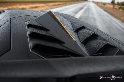 Dmc Lamborghini Aventador Edizione Gt: Carbon Fiber Engine Hood & Air Scoop Bonnet E-Gt Super Trofeo 2