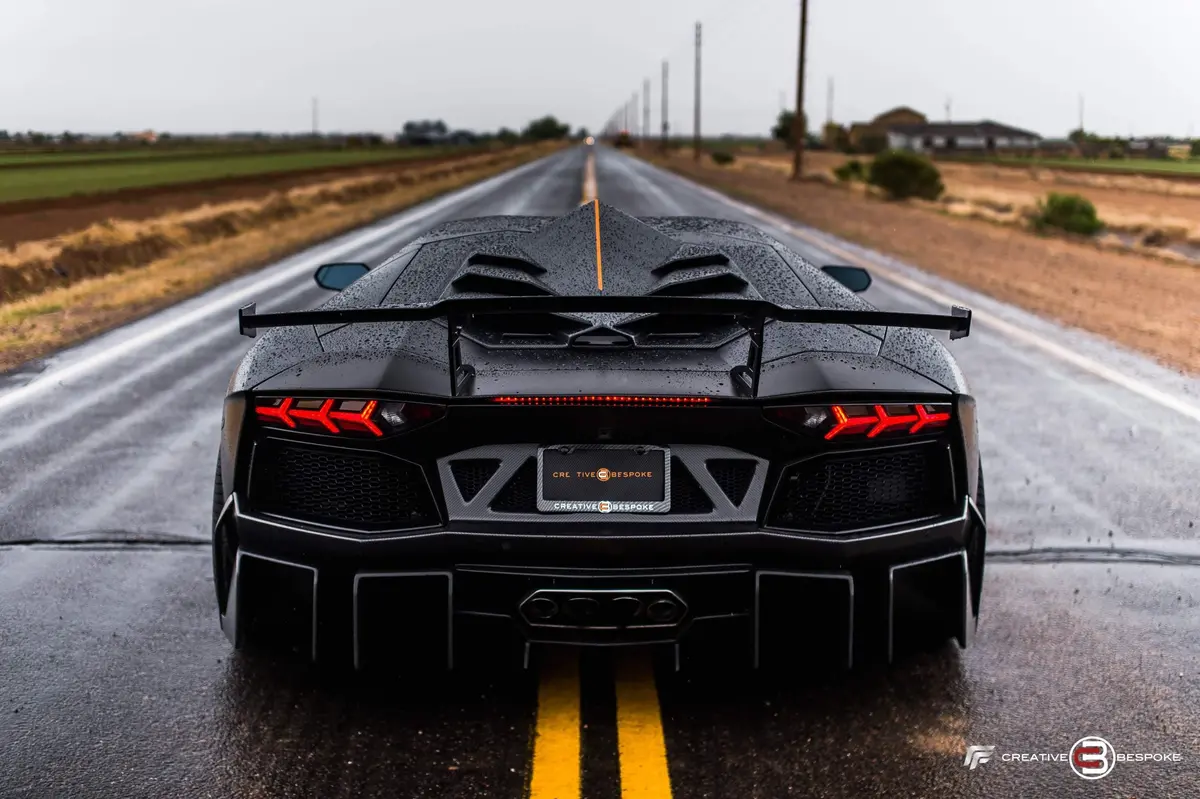 Dmc Lamborghini Aventador Edizione Gt Carbon Fiber Rear Bumper & Diffuser: E-Gt Style Fits Oem Lp700 Lp740 Lp750 S / Sv / Svj Coupe & Roadster 1
