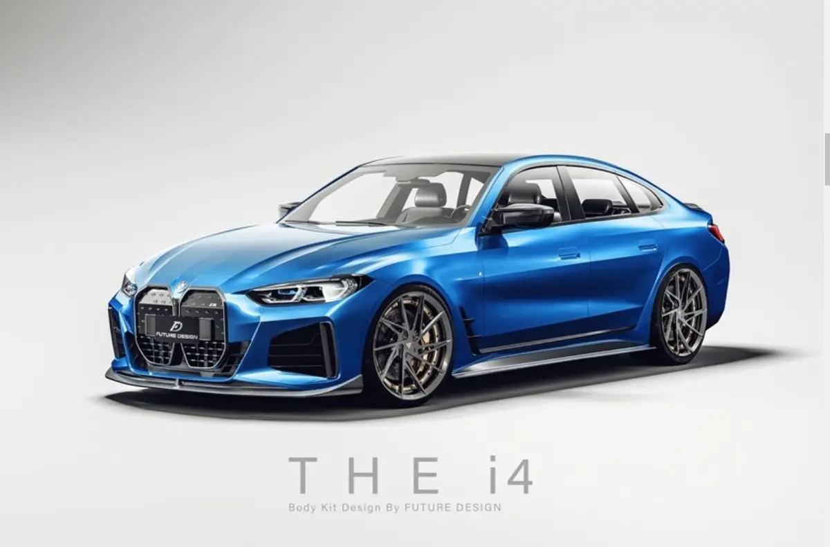 Bmw I4 G26 2022+ Carbon Fiber Side Skirts Splitter By Future Design 1