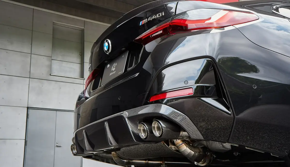 3D Design Bmw 4-Series G26 2022+ Carbon Fiber Rear Diffuser 1