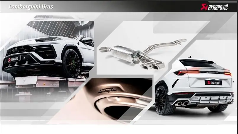 Akrapovic Exhaust System For Lamborghini Urus 1