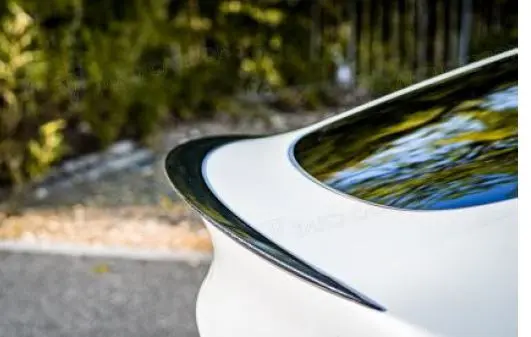 Takd Carbon Dry Carbon Fiber Rear Lip Spoiler For Tesla Model Y 1