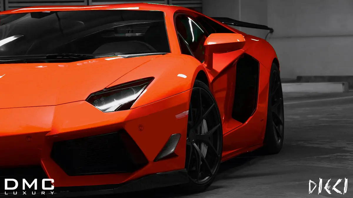 Dmc Lamborghini Aventador Carbon Fiber Front Canards, Fits The Oem Lp700 Coupe & Roadster 1