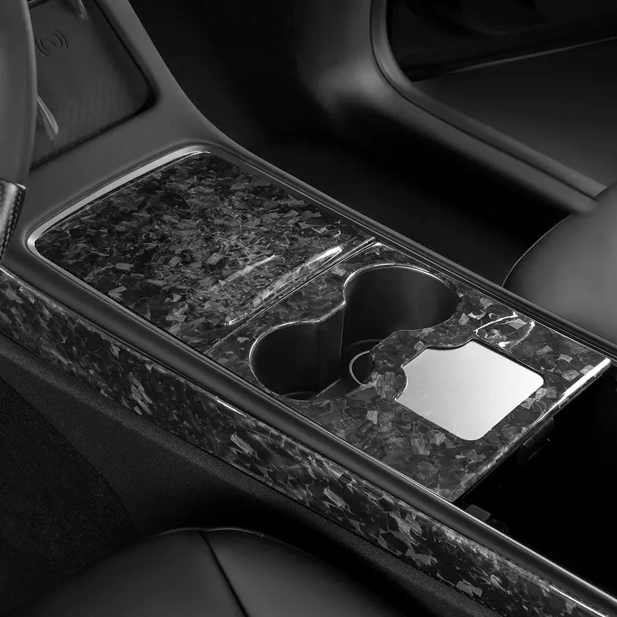 Carbonati Usa Tesla Model 3 / Model Y Dry Carbon Center Console Trim Cover 6
