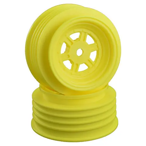 Der-Gsf-Ay Yellow Gambler Sprint Wheels (4Pcs) (Associated) 1