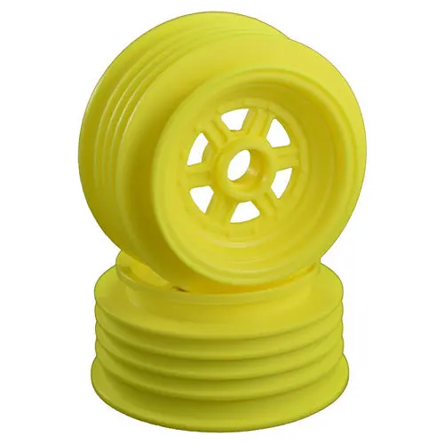 Der-Gsf-Cy Yellow Gambler Sprint Wheels (4Pcs) (3/8" Bearing) 1
