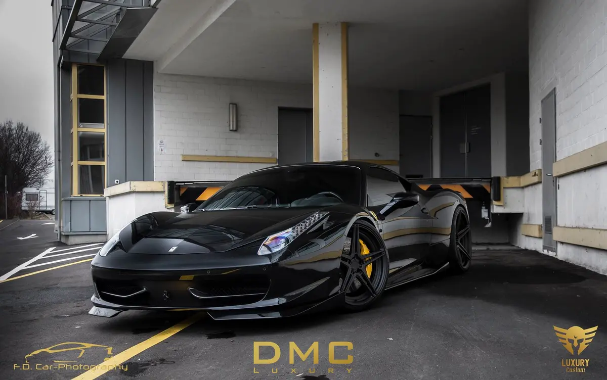 Dmc Ferrari 458: Forged Carbon Fiber Front Lip Splitter: Fits The Oem Body Italia: Coupe & Spider 2