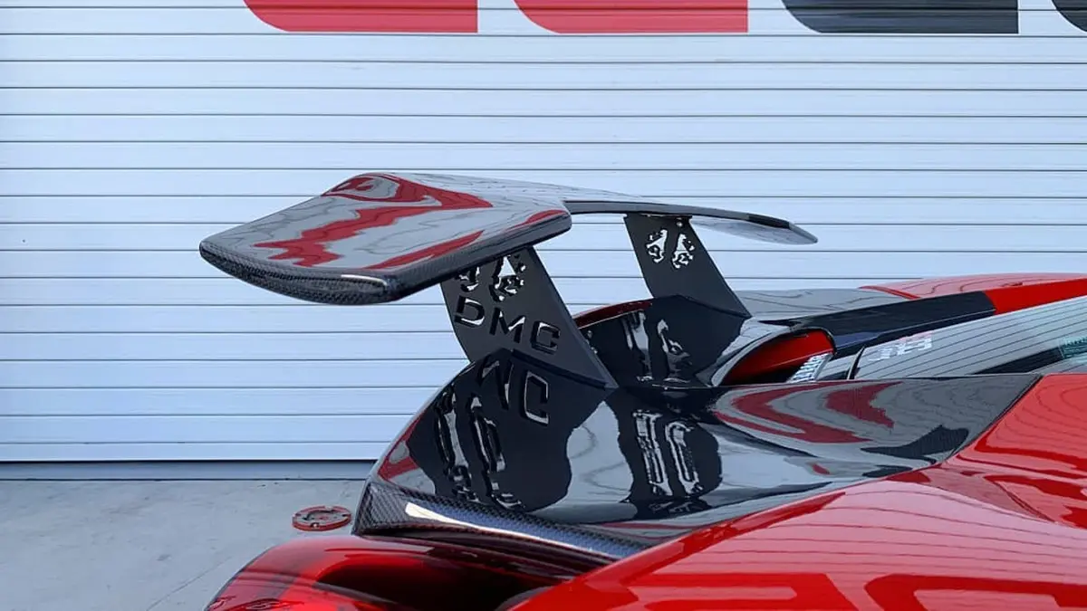 Dmc Ferrari 488 Gtb Forged Carbon Fiber Big Wing Spoiler Fits The Oem Coupe In Gt Evo Pista Fxxk Style I 1