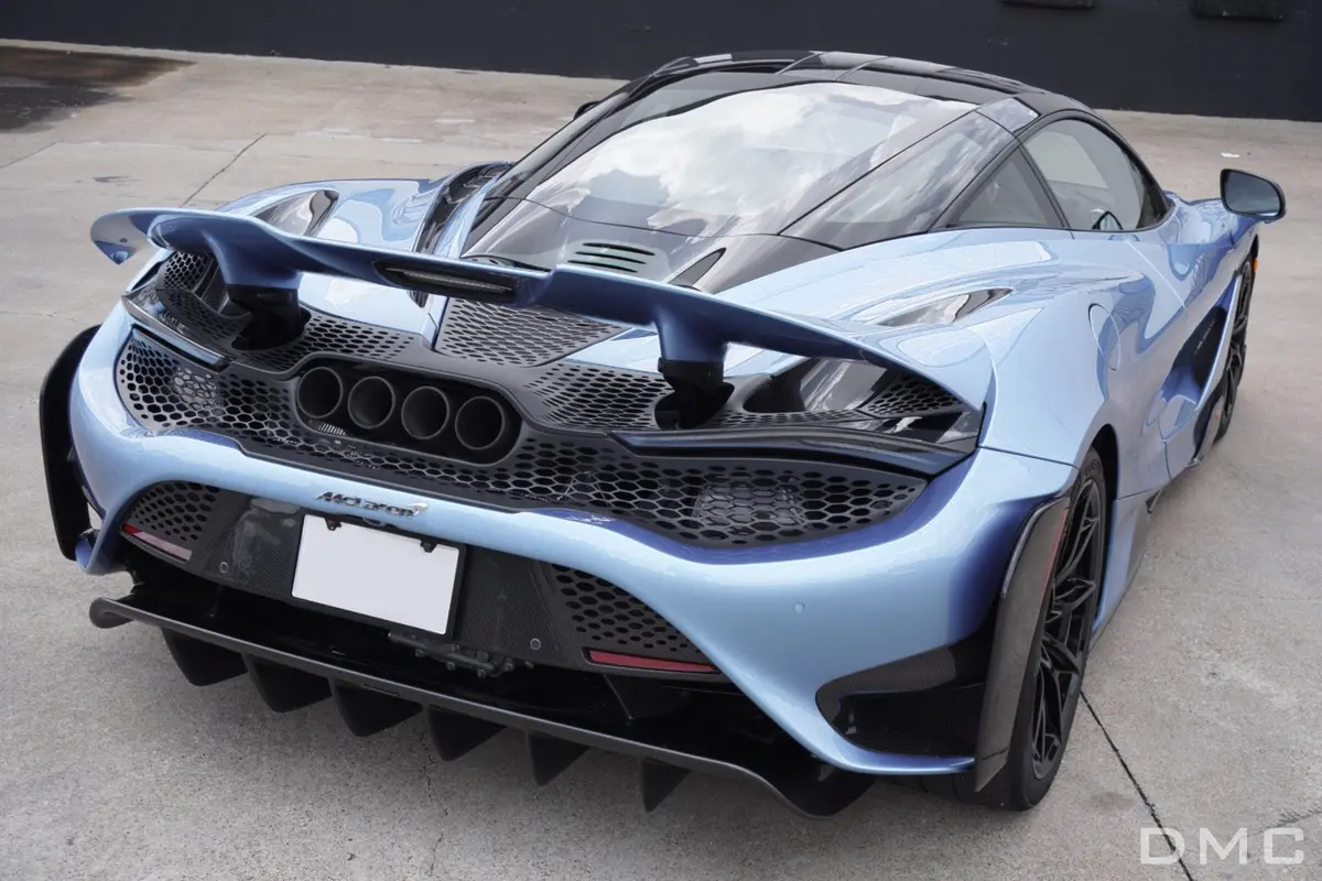 Dmc Mclaren 765Lt Oem Rear Bumper Facelift With Wing, Grills, Diffuser Made From Forged Carbon Fiber For The Oem 720S Coupe & Spider 1