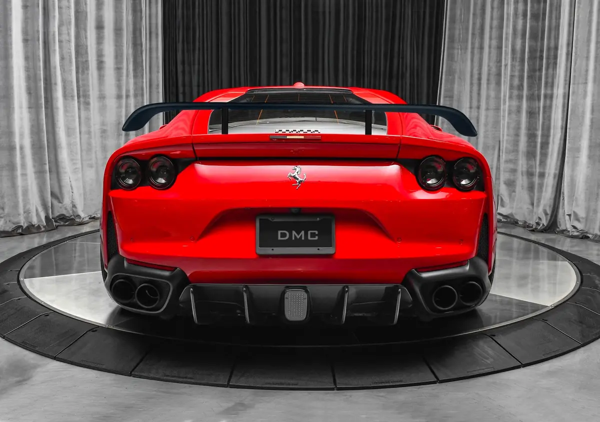 Dmc Ferrari 812 Sf Carbon Fiber Rear Wing: Evo Fxx Fits The Oem Superfast 1