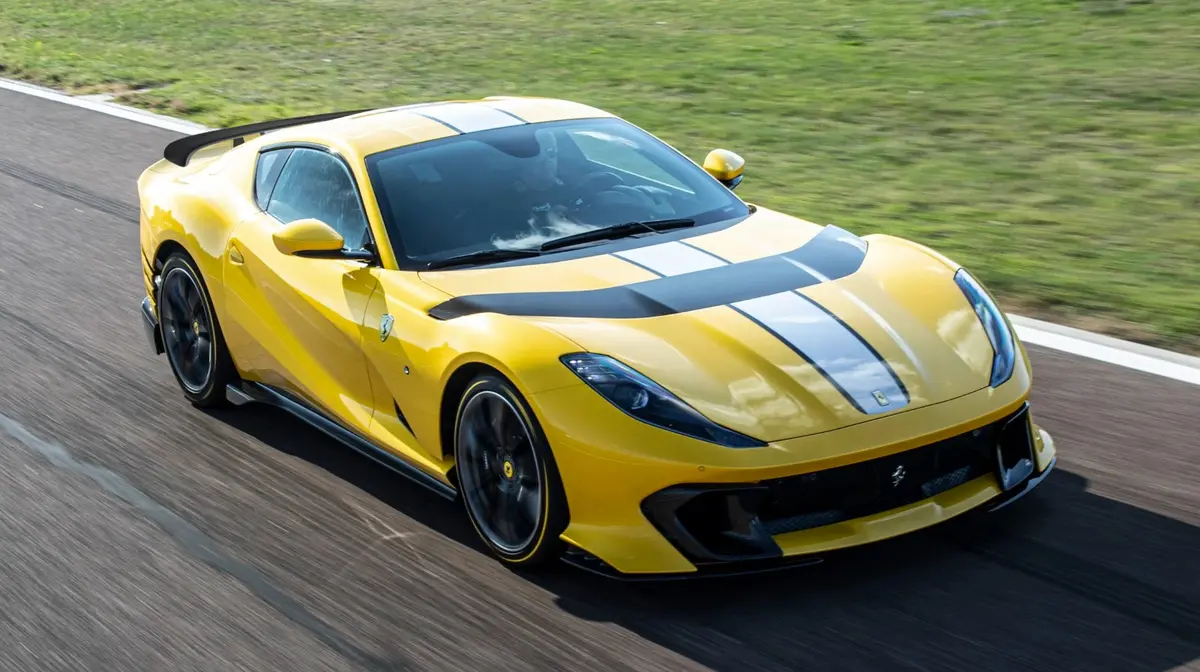 Dmc Ferrari 812 Competizione: Forged Carbon Fiber Front Bumper: Fits The Oem Sf Superfast Coupe & Gts Spider 1