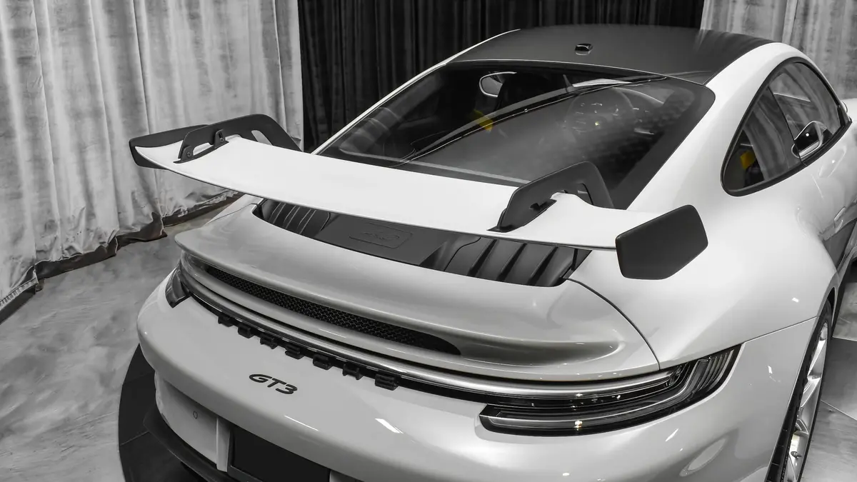 Dmc Porsche 911-992 : Gt3 Wing Kit : Engine Cover + Duck Spoiler + Vented Deck Lid : Fits Carrera 4S, Targa & Turbo : Oem Coupe & Convertible 1