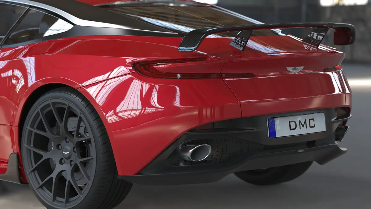 Dmc Aston Martin Db11 : Forged Carbon Fiber : Gt Rear Wing Spoiler Gt3 Evo Style For Oem Db 11 Coupe & Volante Spider 1