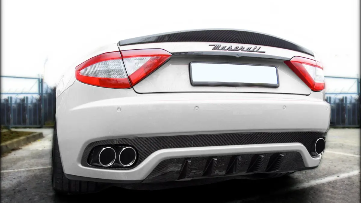 Dmc Maserati Gran Tourismo Carbon Fiber Rear Apron And Diffuser, Fits The Oem Gt Coupe & Spyder 1