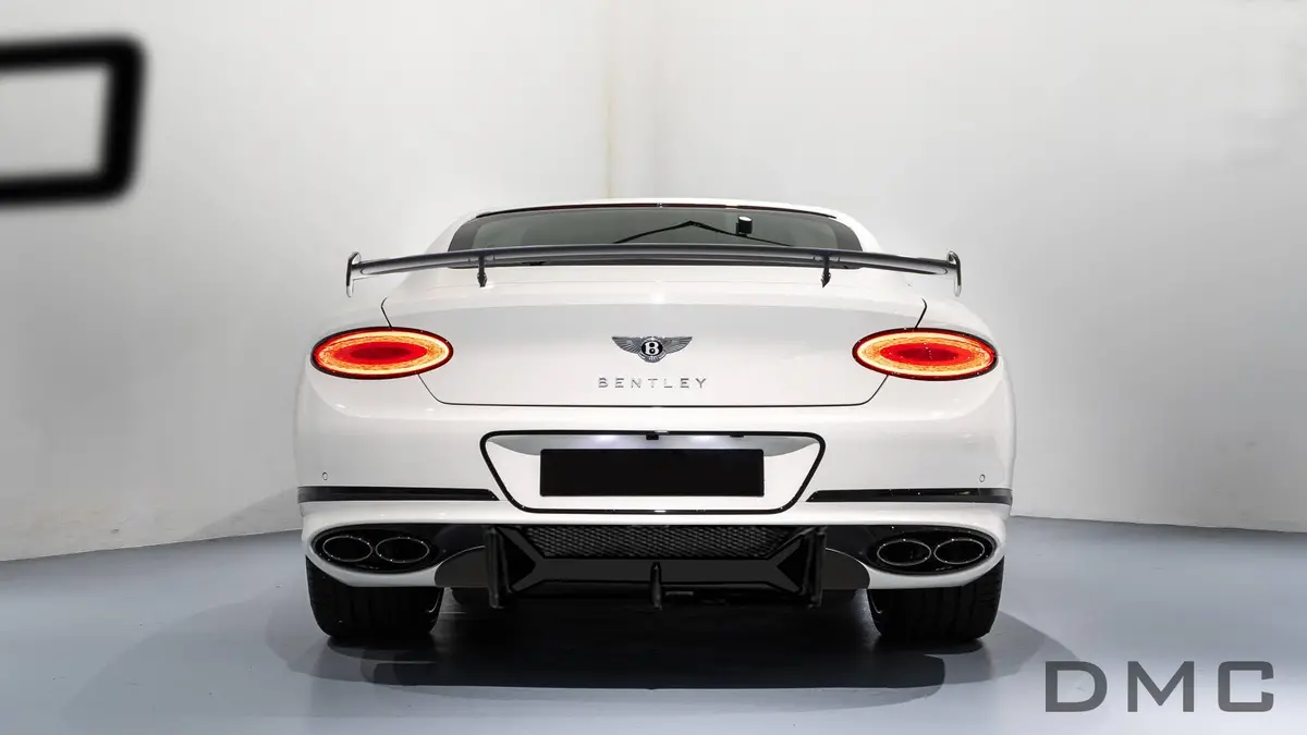 Dmc Bentley Gt Continental 2021 Forged Carbon Fiber Gt Rear Wing Spoiler For The Oem Trunk, Fits The Coupe & Convertible 1