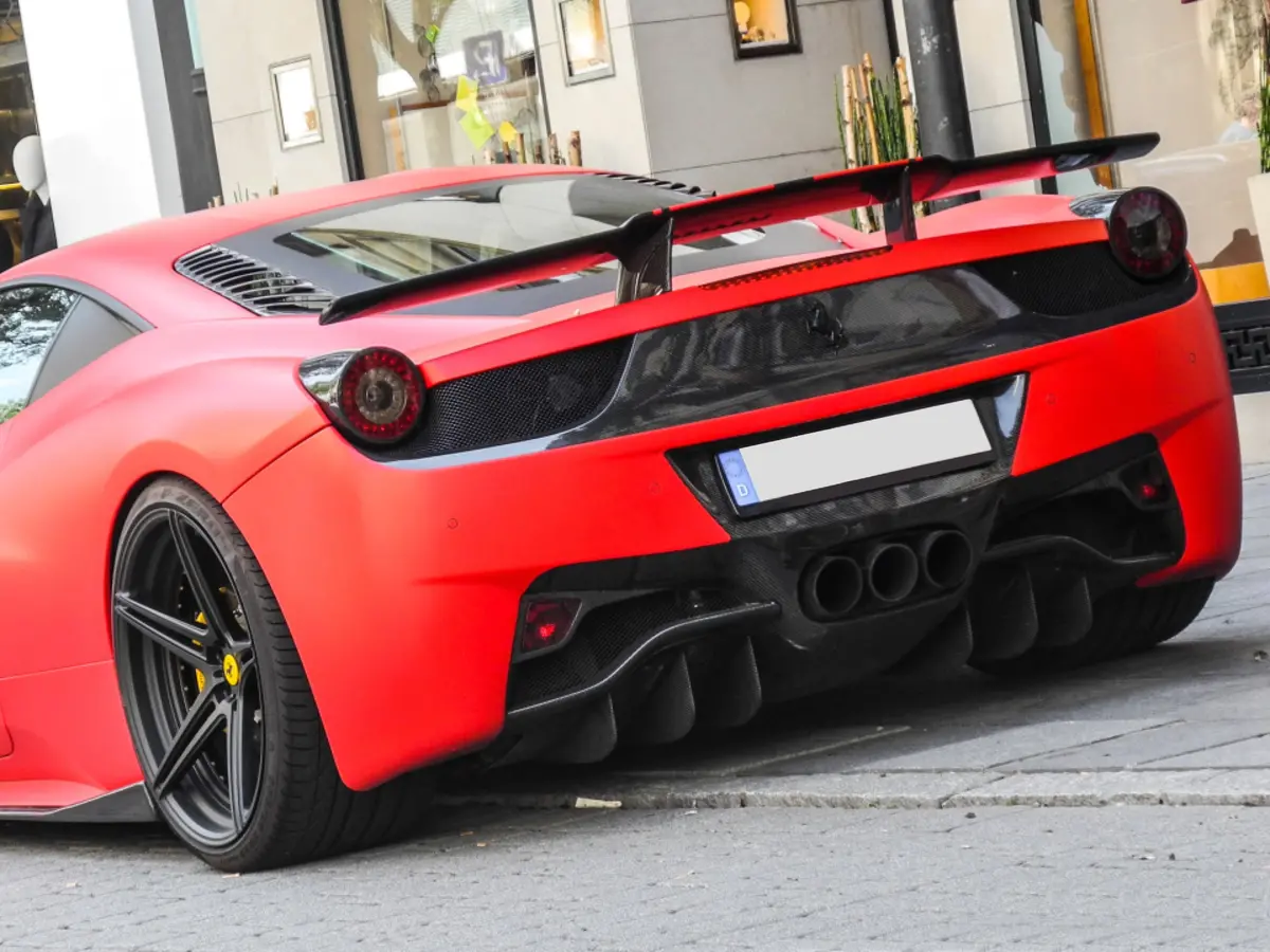 Dmc Ferrari 458 Estremo: Forged Carbon Fiber Rear Wing Spoiler: Fits The Oem Italia Coupe 1
