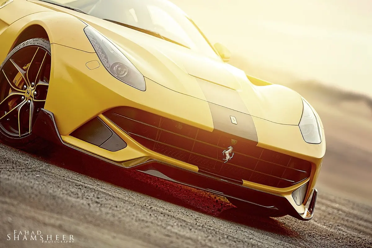 Dmc Ferrari F12 Berlinetta Carbon Fiber Front Lip & Sword Splitter Fit The Oem Coupe & Spider 1